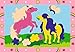 Ravensburger CreArt 27773 - Cute Ponies - Painting by Numbers Horses for Children from 5 Years, Painting Set with Frame, Brush and Acrylic Paints, Gift for Girls and Boys