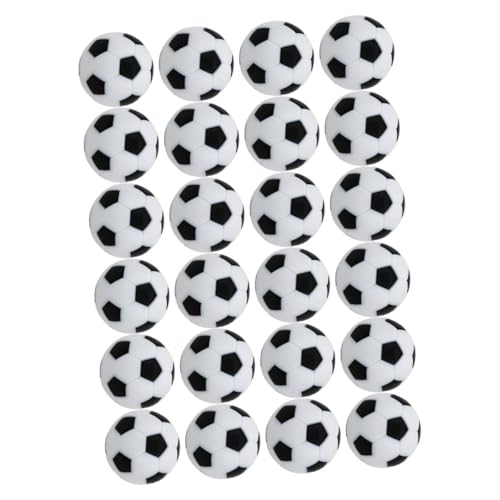 Toddmomy Desktop Football Playthings 24pcs Tabletop Game Footballs Lightweight Compact