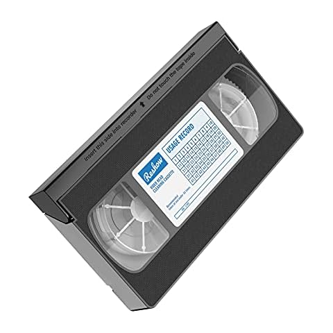 Reshow VHS/VCR-Reinigungskassette - Video Kopfreiniger für VHS/VCR Player - Trockentechnologie Keine Flüssigkeit erforderlich Cover