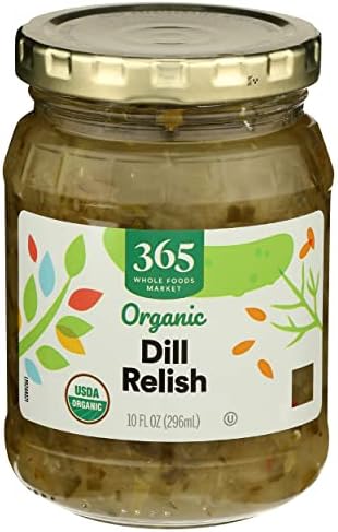 365 by Whole Foods Market, Pickles Dill Relish Organic, 10 Fl Oz