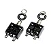 2pcs L1-ls-20A Thermal Circuit Breaker, 20A Manual Reset Thermal Push Button Switch Circuit Breaker for Over Current Overload