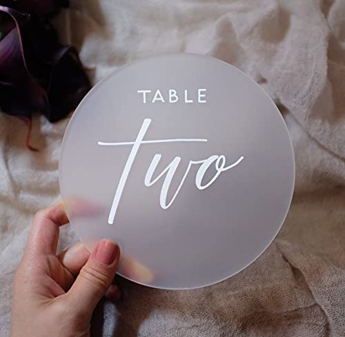 DistinctAndUnique ONE Laser Cut Frosted Acrylic Blank Round Disc: Smooth Edge Transparent Plexiglass Circle 1/8 inch (3 mm) Thick (12 inch Diameter)
