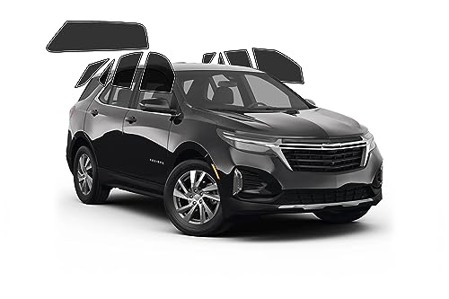 Autotek DIY Car Window Tinting Kit - Customize Shade: 5%, 10%, 20%, 35%, 50%, 70%, for Chevrolet All Models Sides & Back Windows - Pre-Cut colorants for UV Blocking and Blast Protection