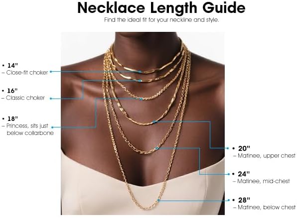 14K Chunky Gold Necklaces for Women Non Tarnish, 18.0 inches Gold Plated Paperclip Chain Necklace with Toggle Clasp, Women's Stainless Steel Statement Cuban Link Necklace - Image 7