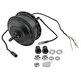 [POWERFUL ELECTRIC BIKE MOTOR]: Upgrade your cycling experience with this 350W brushless e-bike hub motor, compatible with 36V/48V systems. This high-performance rear hub delivers smooth acceleration and reliable power for various terrains, making yo...