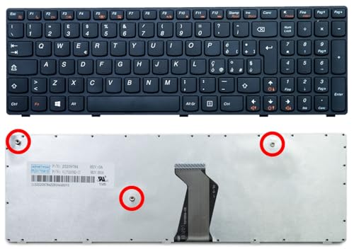 Teclado de repuesto para ordenador Lenovo IdeaPad B570 B590 V570 Z575 distribución italiana