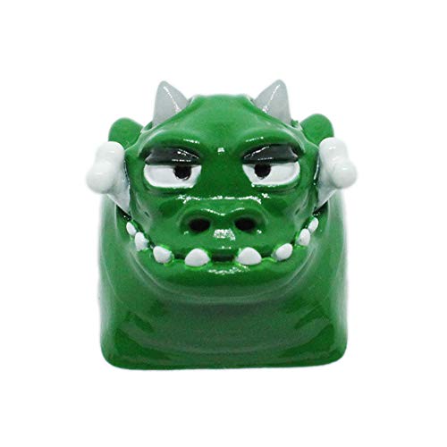 Keycap Little Monster Verde para Teclado Mecánico Cherry MX miniatura 6