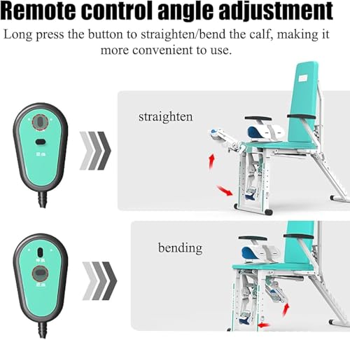 Image of Electric Knee Rehabilitation Trainer, Training Device for Knee Joint Rehabilitation with 360 Rotating Calf Support and Adjustable Backrest, -10 ~ 150 Extension Angle, Data