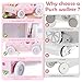 labebe Wooden Baby Walker, Push Activity Walker for Kids 12M+, Multifunctional Ice Cream Cart Activity, Adjustable Speed Learning Walking with Wheels, Birthday Gift for Girls Boys Ages 1-3 (Pink)