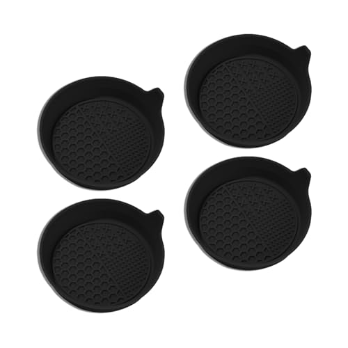4PCS Portavasos de Auto de Silicona Antideslizante miniatura 2