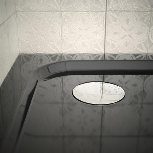 Trapflex Abdeckhaube Ø 115mm aus Kunststoff | Farbe: Chrom | Kompatibel mit Tempoplex Ablaufgarnitur, ersetzt Modell 6964.0