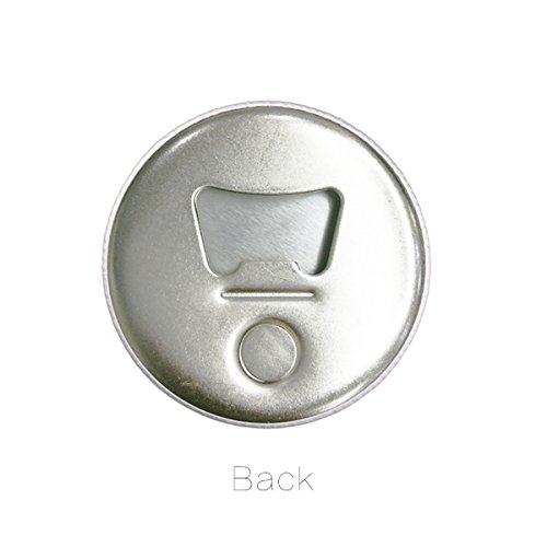 Décapsuleur Australie et aimant de réfrigérateur rond en argent, lot de 3 pièces