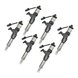 Nayuank 6pcs Common Rail Injector 095000-5450 ME302143 Compatible with Mitsubishi Fuso 6M60 Engine