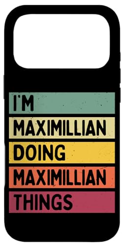 I'm Maximillian Doing Maximillian Things �ʔ��� �p�[�\�i���C�Y �X�}�z�P�[�X iPhone 17 Pro Max �p