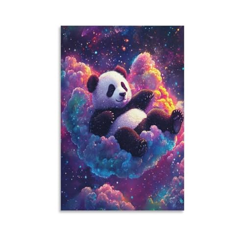 Poster de panda 50x75cm para cubrir paredes vacias en salones