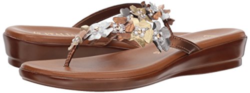 Italian Shoemakers Women's Emina Sandal, Metallic/Multi, 7 M Us #TOP6