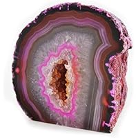 Pietre Naturali Di Agata Levigate - 400g Per Decorazione, Cristalloterapia E Meditazione (Viola) - Foto 3