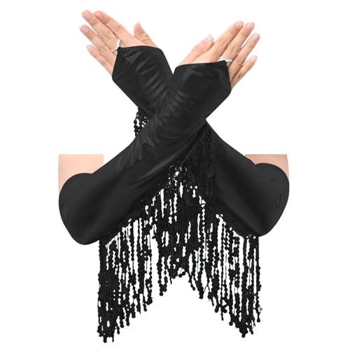Robe danse latine cha-cha pour gala et soirées à thème avec franges