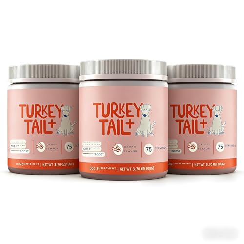 Turkey Tail für Hunde gegen Knoten und Beulen 3 Flaschen