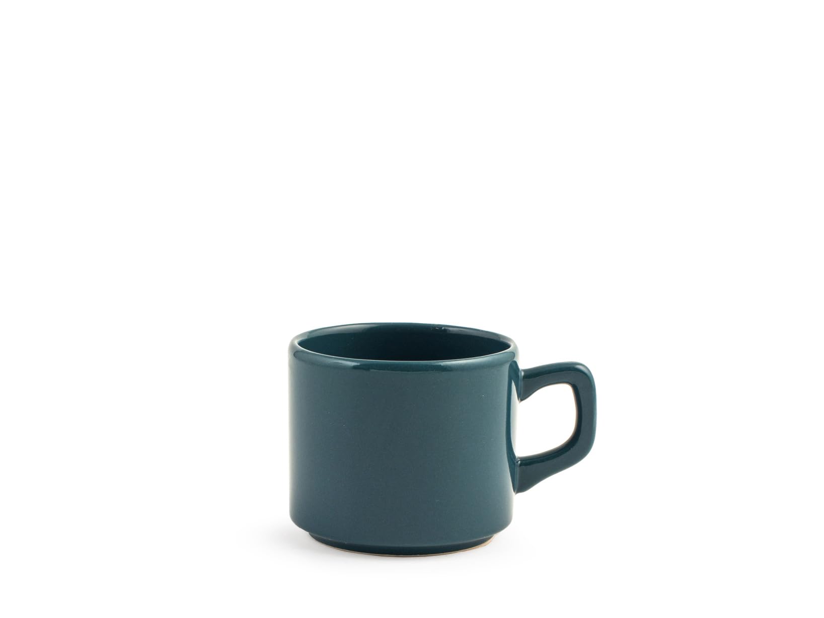 Tasses à thé H&H Stockholm bleu en céramique grès 190 cc pour service de table
