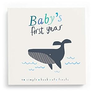 Lucy Darling Little Captain Baby Memory Book – First Year Journal Album To Capture Precious Moments – Milestone Keepsake…