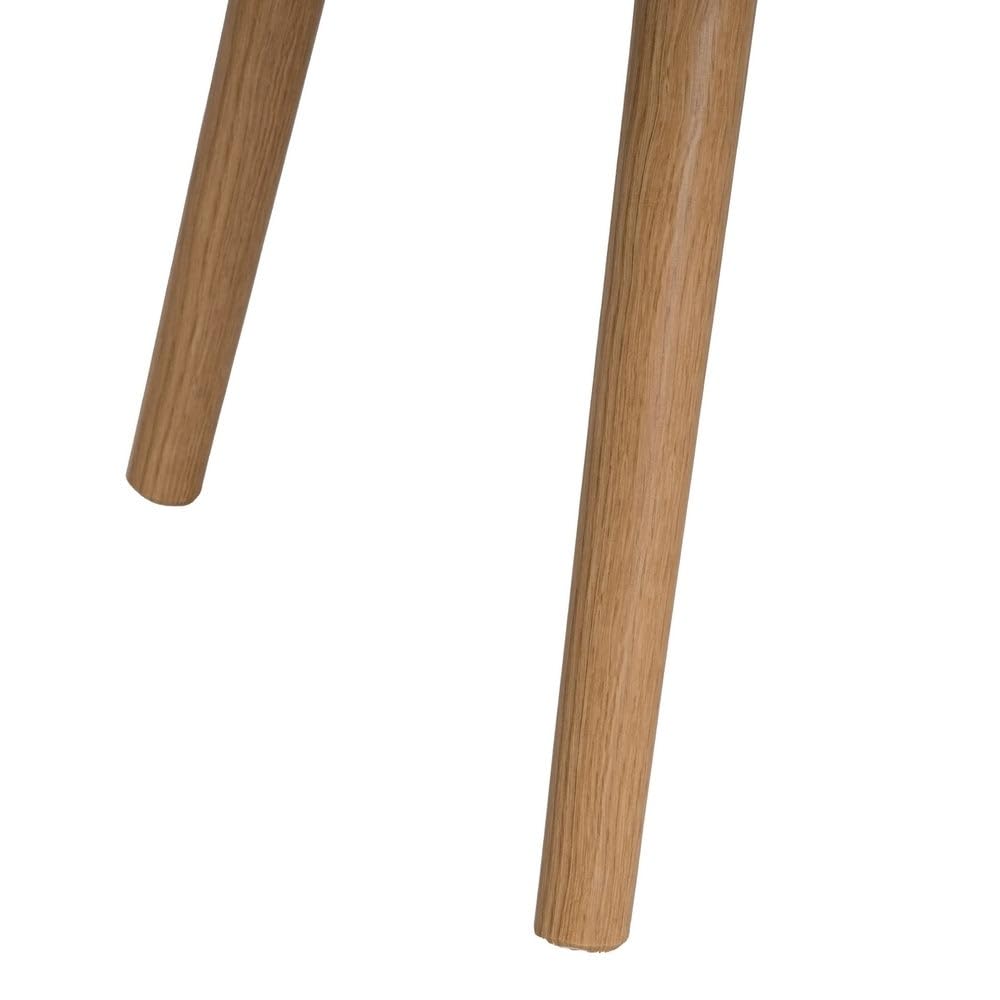 Set de 2 mesitas de noche de 1 cajón laminado color marrón de 45x35x59cm | Mesitas para dormitorio y espacios pequeños . Dos mesillas de noche con patas altas de madera de pino. Soporta 15 kg