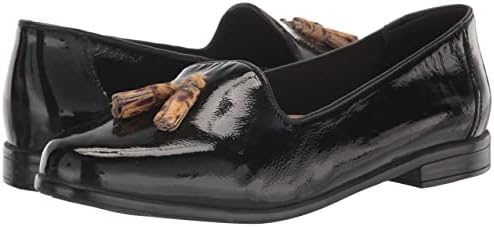 Trotters Women's Liz Tassel Loafer, Black Patent, 8.5 | Image 6