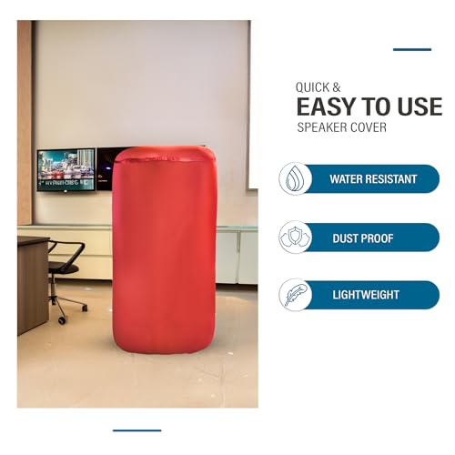Image of Autofact Premium Speaker Cover for JBL Party Box 710 Lightweight Orange Fabric with Dustproof & Scratch-Resistant, Durable & Easy to Carry (Large Size Speaker Only)