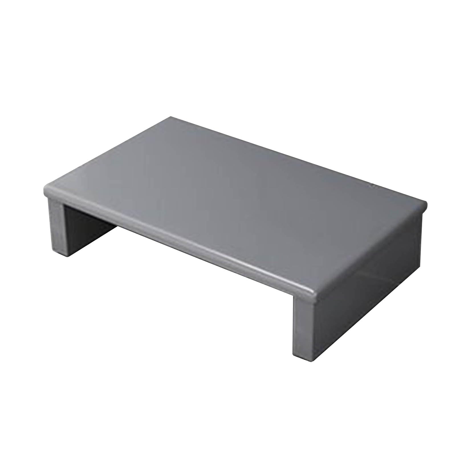 Heavy Duty Wooden Step Stool, Non-Slip Platform Step, Multi-Purpose Pedestal for Bed Bathroom Porch & Garden - Sturdy,Gray - 40×30×12cm