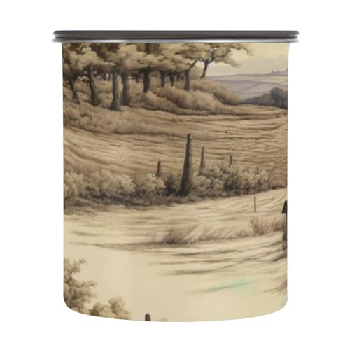 Bote de Café Hermético Acero Inoxidable 900ml ATTX