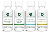 VIA NORDICA Saunaaufguss Set [AtemFrei-Komplex Formel] Saunadüfte & ätherische Öle...