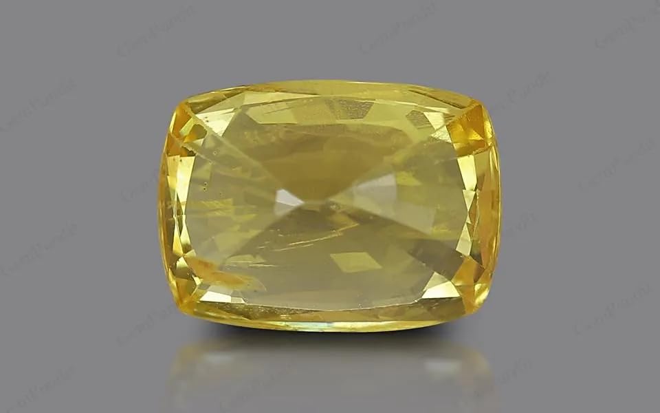 Saphir jaune pour astrologie védique 2 carats pierre Pukhraj naturelle A8