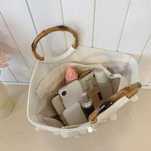 Sac de plage bohème à sequins pour les vacances d'été - 8