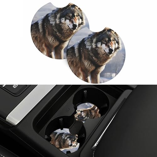 Portavasos para carro 2 piezas negro antideslizante miniatura 5