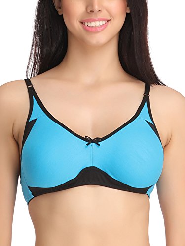 Image of Clovia Womens Cotton Non-Wired Non-Padded Full Cup T-Shirt Bra