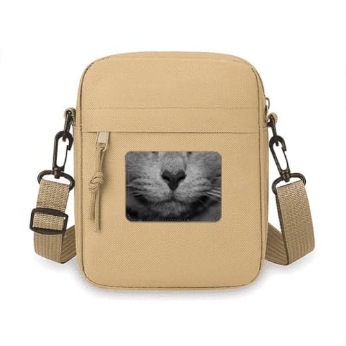 Mini sac à main avec photo de chat animal pour ranger son smartphone en sécurité