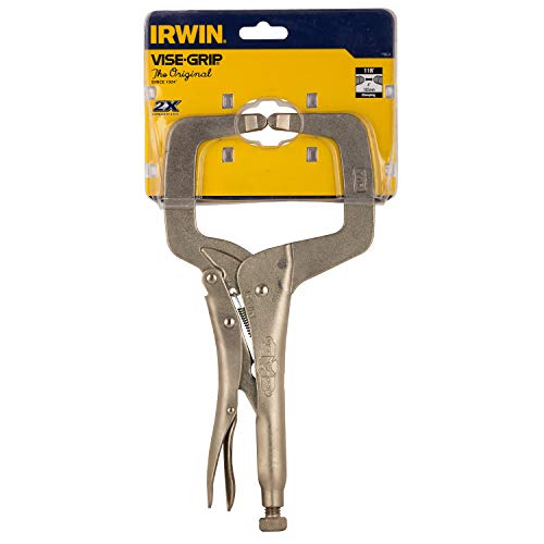 Image of Irwin T19EL4 IWT19EL4 Locking C-Clamp, Silver, 275 mm