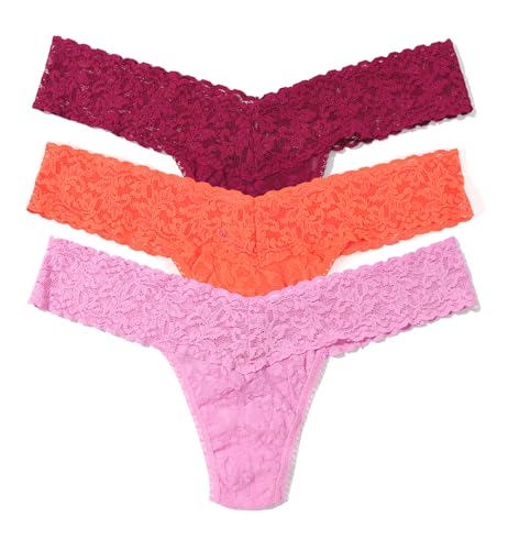Image of hanky panky - Signature Lace Low Rise Thongs for Women | Lacy Lingerie Underwear | 3 or 5 pack
