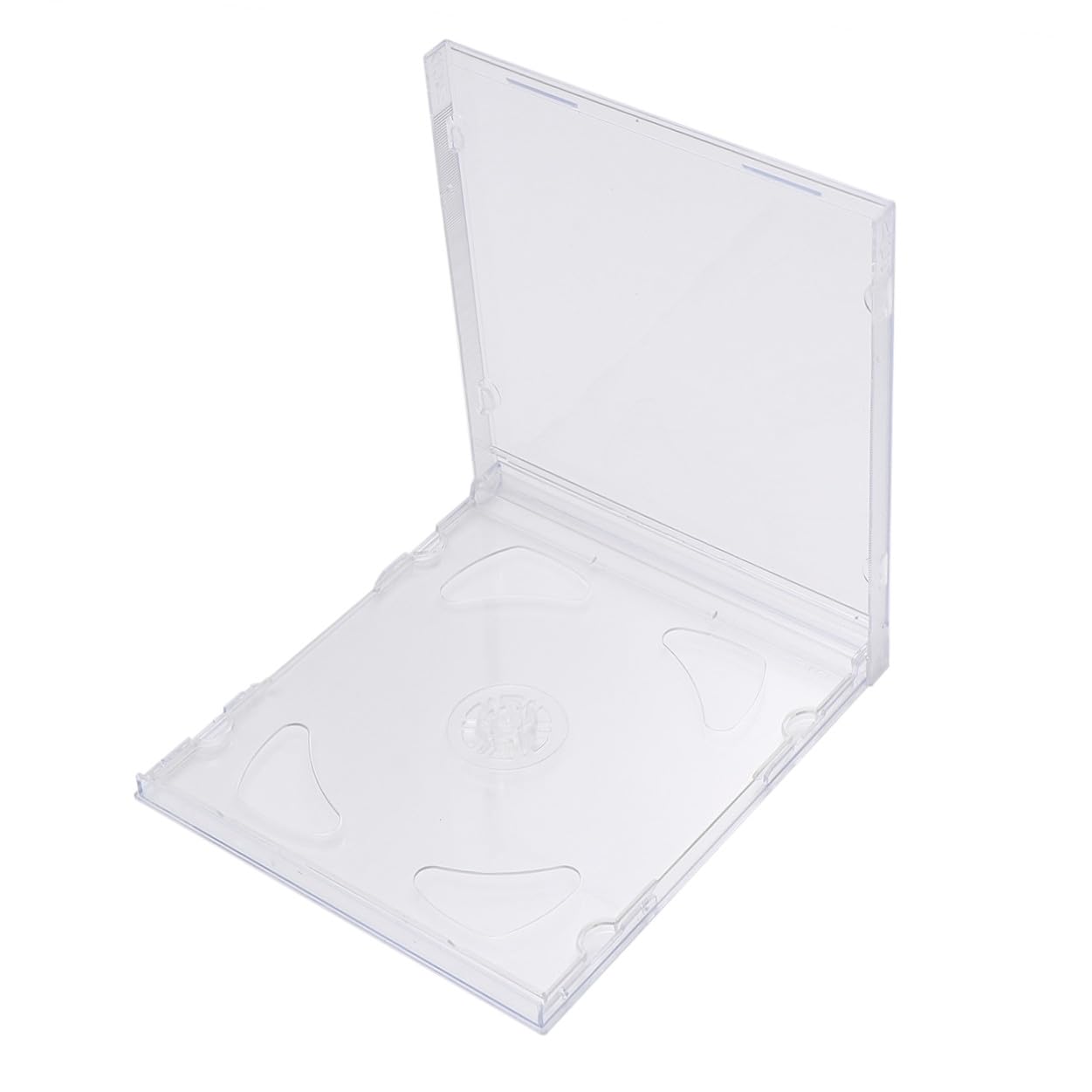 10 pezzi Custodia CD Trasparente Doppio Slot Porta Dvd Rigido per Dischi Scatole per Archiviazione Media per Video Matrimonio e Diario