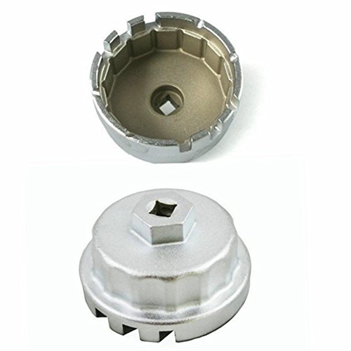Winnereco Universal 14 Flutes Oil Filter Wrench Cap Housing Tool Remover For Toyota #TOP5