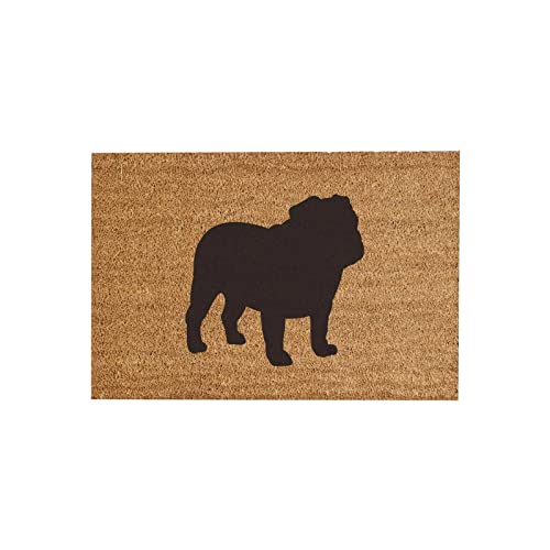 Tappeti da soggiorno Zerbino con bulldog francese Frenchie zerbino amante dei cani diverse dimensioni grande tappetino antiscivolo per esterni (A, taglia unica)