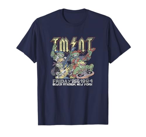 Teenage Mutant Ninja Turtles Rock And Roll Life Group Shot T-Shirt
