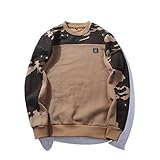 camouflage pullover damen Schulterfrei und Camouflage-Dekoration.