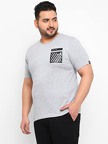 Image of Urbano Plus Men's Graphic Printed Half Sleeve Regular Fit Cotton T-Shirt