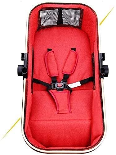 Zhiding Babykar 3 in 1 Opvouwbare buggy 49-wheeler, kinderwagen met extra grote luchtwielen, voor kinderen schakelbare fietswalking, lange reis voor pasgeboren en peuter (Color : Red) - Afbeelding 8