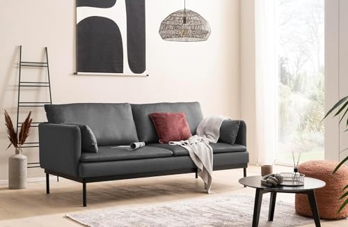Traumnacht Lyon Sofa 2-Sitzer im modernen Loft Design, anthrazit, produziert nach deutschem Qualitätsstandard, leichter Aufbau Traumnacht Lyon Sofa 2-Sitzer im modernen Loft Design, anthrazit, produziert nach deutschem Qualitätsstandard, leichter Aufbau