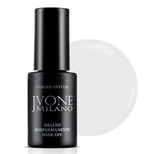 Jvone milano soak off semipermanente bianco french...