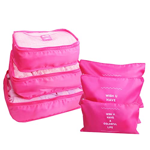 GUIFIER 6-Set Travel Packing Pouches