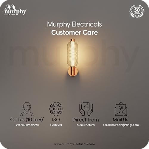 Image of Murphy Noir Net Wall Lamp Pack of 2 | Warm White LED Decorative Wall Light | Premium Rose Gold Finish | Modern Indoor Wall Lamp with 2 Year Warranty