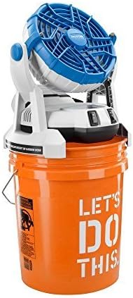 Arctic Cove MBF0181 18-Volt Two Speed Misting Bucket Top Fan by Arctic Cove